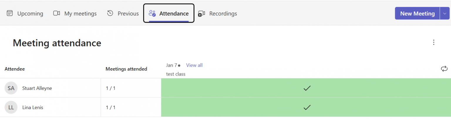 Attendance in Brightspace Teams – LIU Information Technology